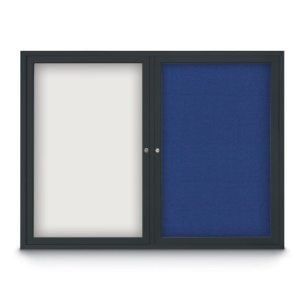 Corkboard, Cork/Black, 18" X 24"